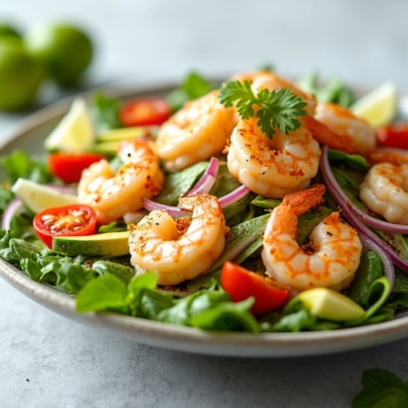 Lime-Marinated Shrimp and Avocado Salad