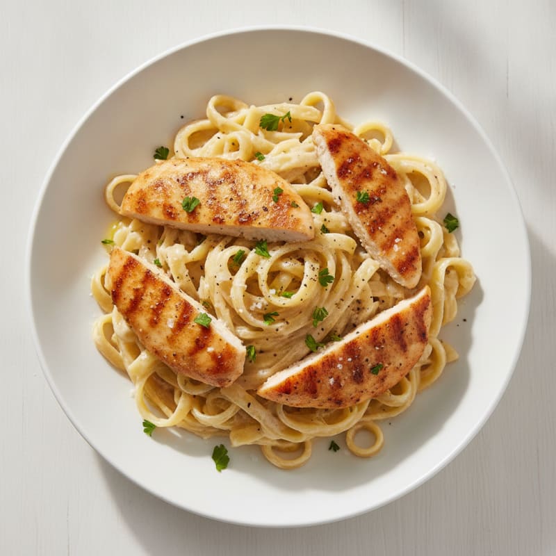 Chicken Alfredo Fettuccine Pasta