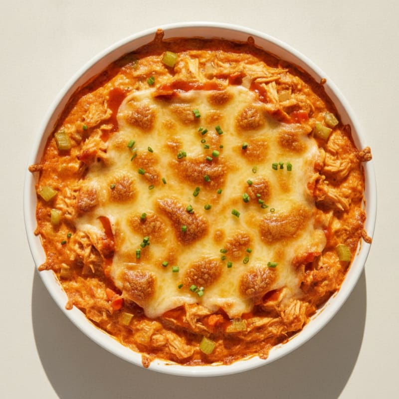 Buffalo Chicken Baked Dip