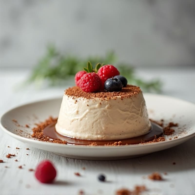 Chicken Protein Pudding with Greek Yogurt and Cacao