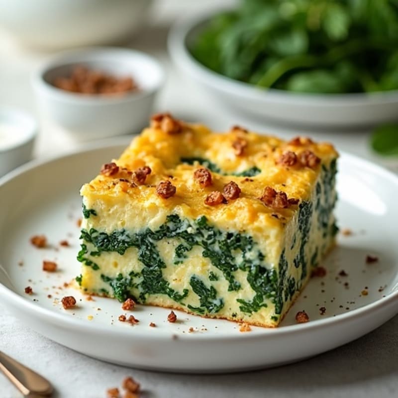Creamy Zaatar Feta and Spinach Bake