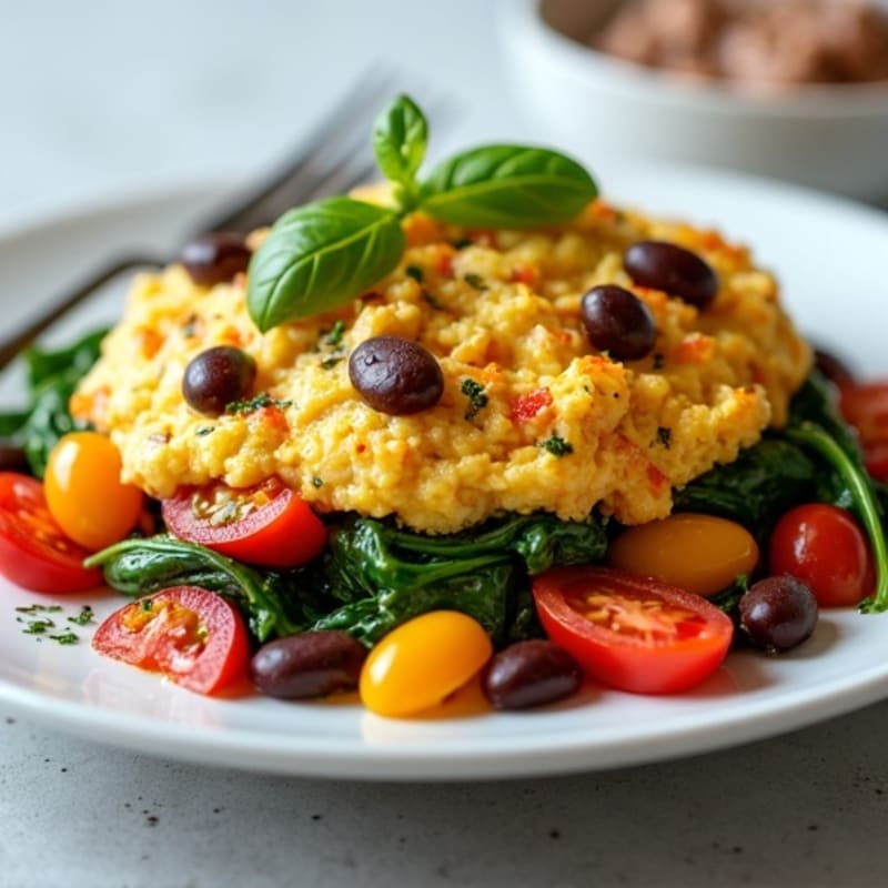 Protein-Packed Veggie and Egg White Scramble