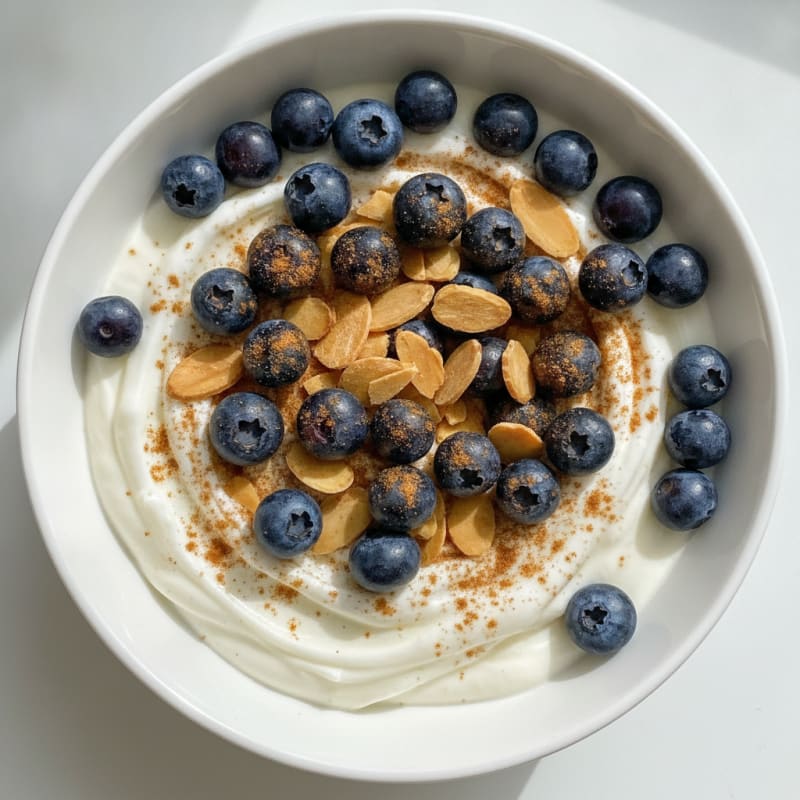 Creamy Greek Yogurt Protein Parfait with Almonds