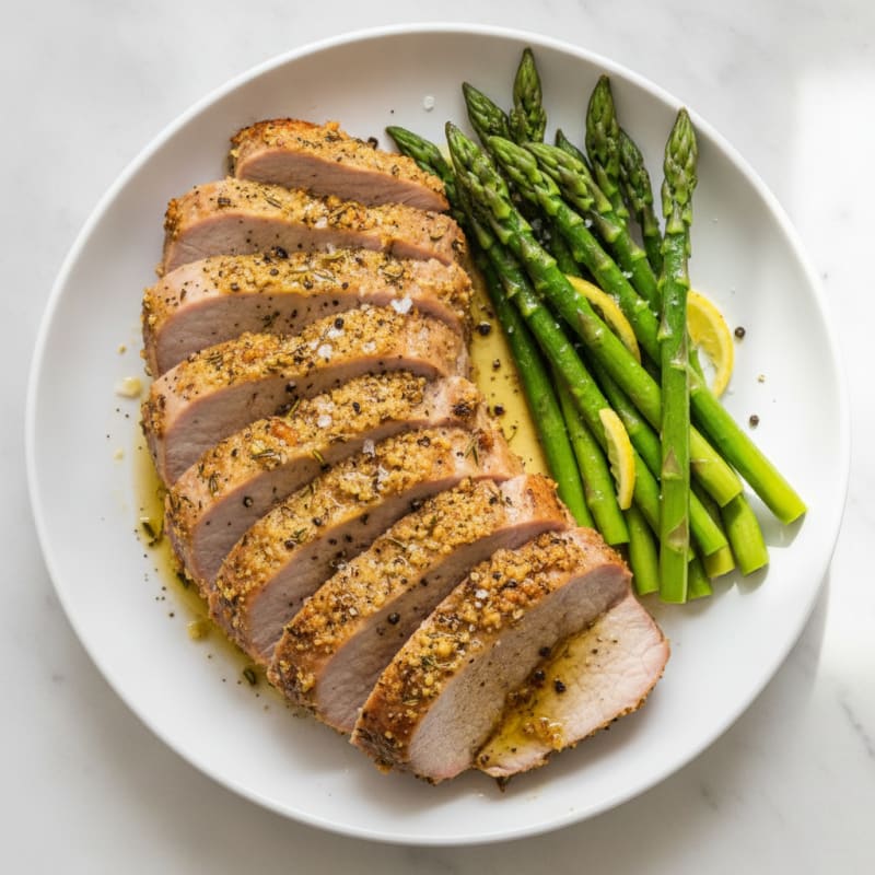 Garlic Herb Roasted Pork Loin