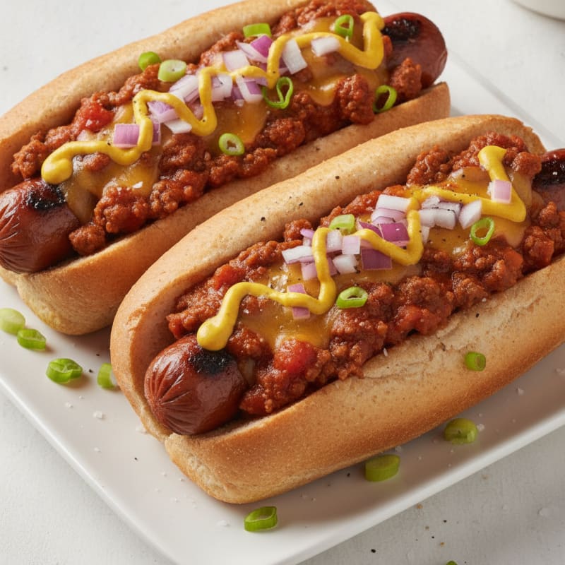 Classic Chili Cheese Hot Dogs