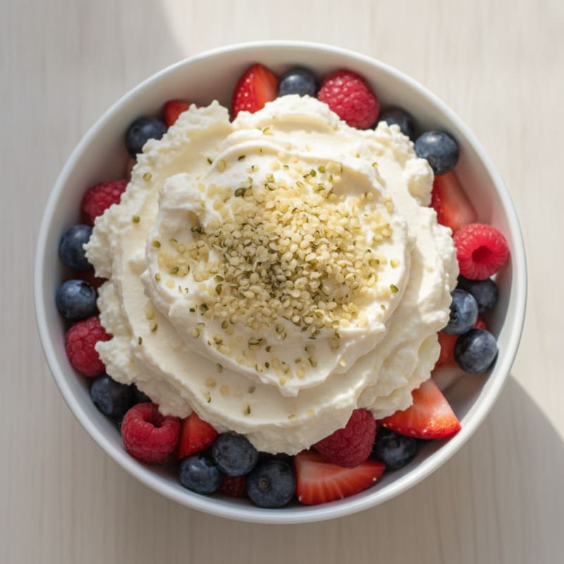 Cottage Cheese Protein Berry Parfait