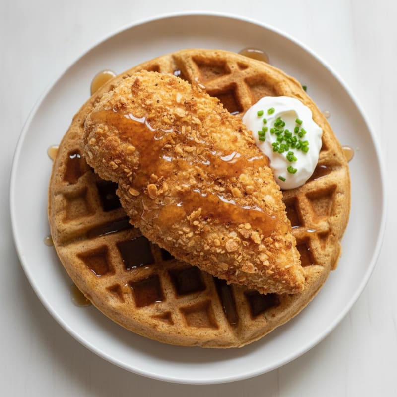 Golden Chicken & Waffles