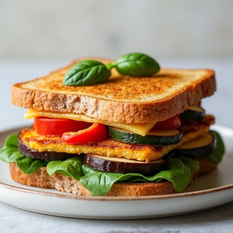 Hearty Grilled Veggie Sandwich