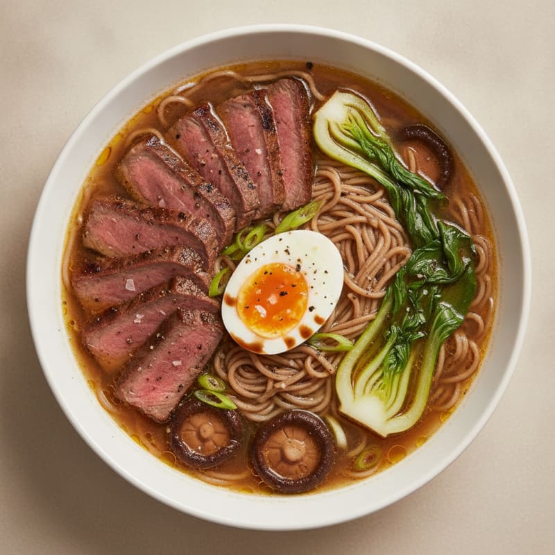Seared Steak Ramen Bowl