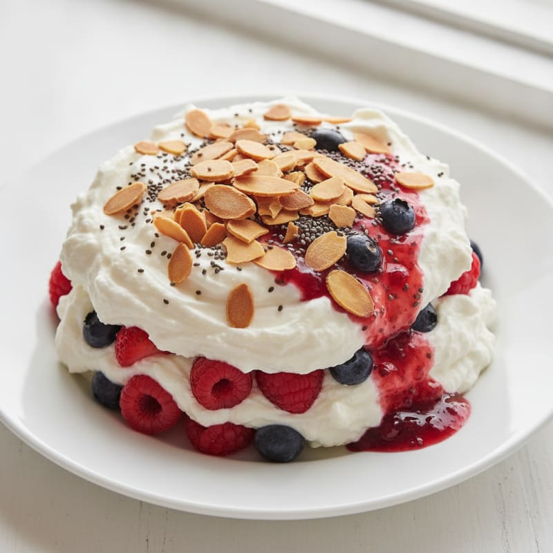 Creamy Greek Yogurt Protein Parfait with Berries
