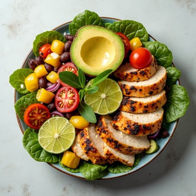 Fresh Corn and Avocado Salad with Zesty Lime Dressing