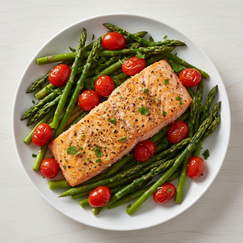 Sheet Pan Lemon Herb Salmon