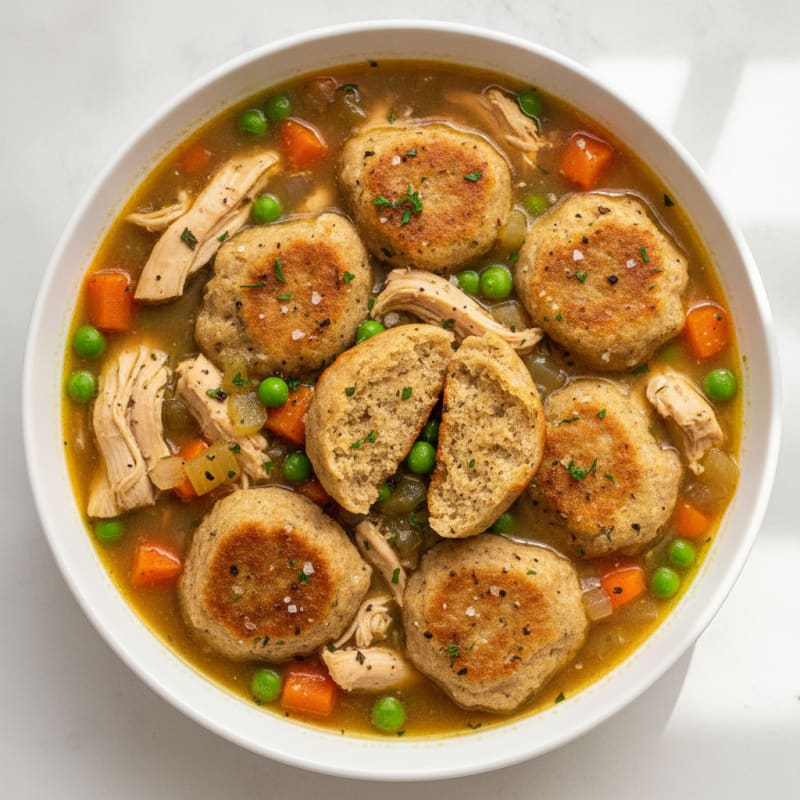 Homestyle Chicken and Herb Dumplings