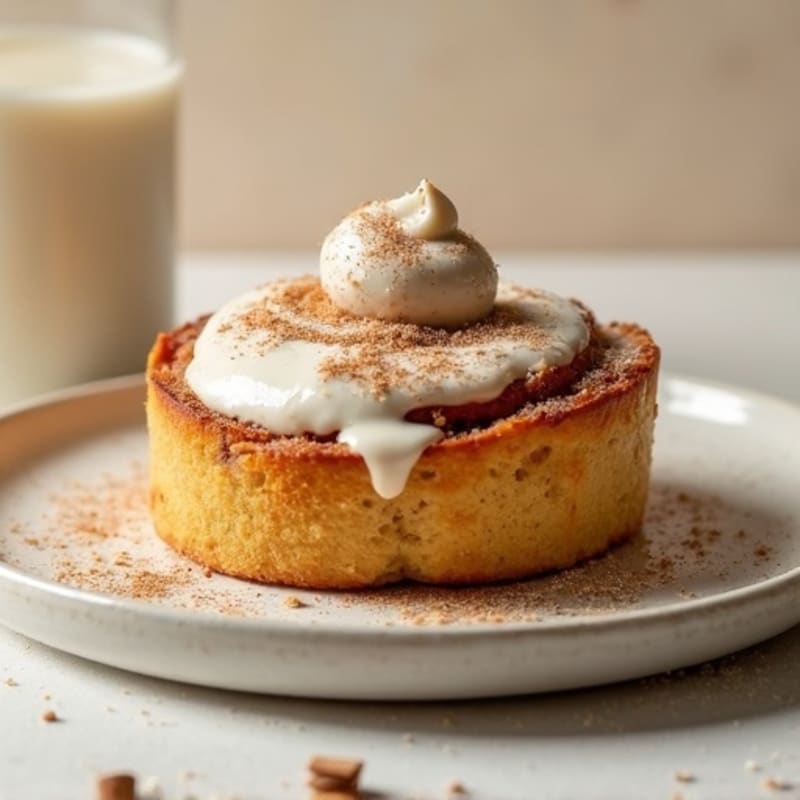 Protein-Packed Almond Flour Cinnamon Roll Bake