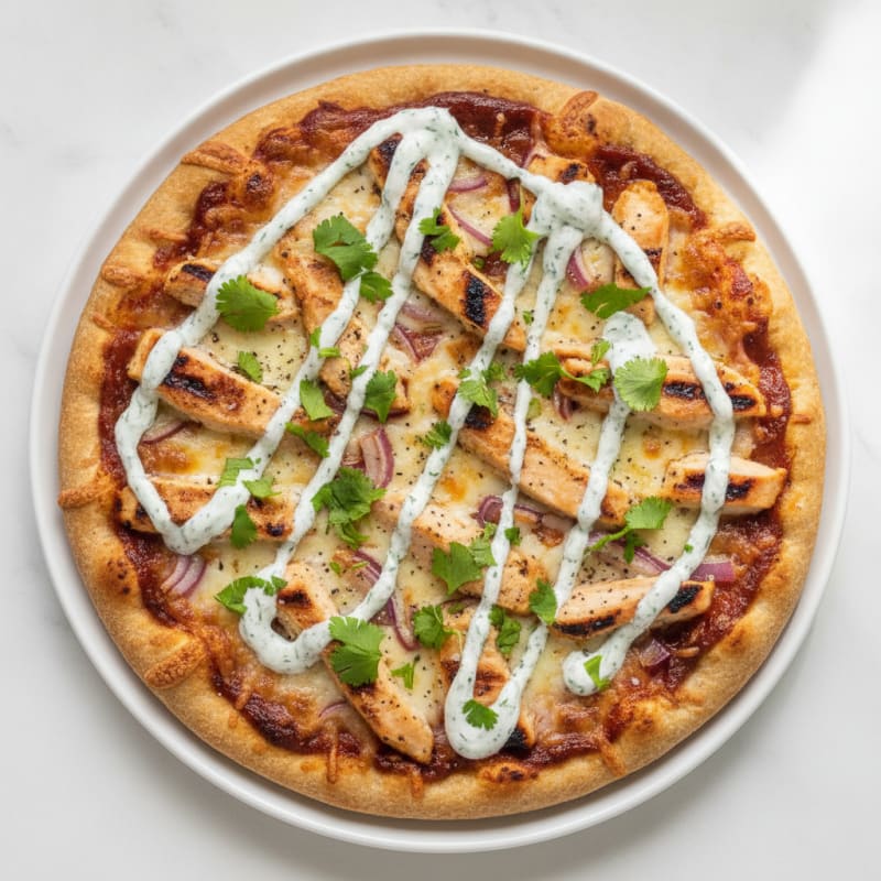 BBQ Ranch Chicken Pizza