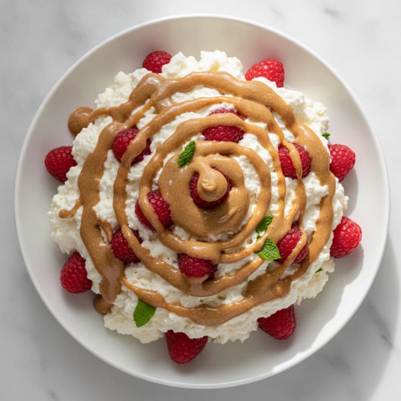 Greek Yogurt Protein Mousse with Berries