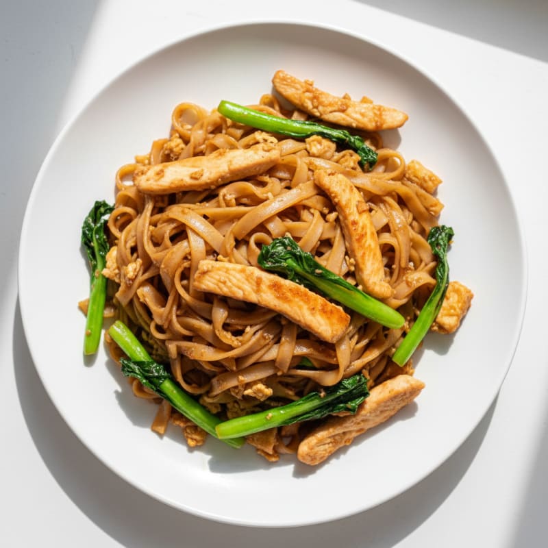 Chicken Pad See Ew Noodles