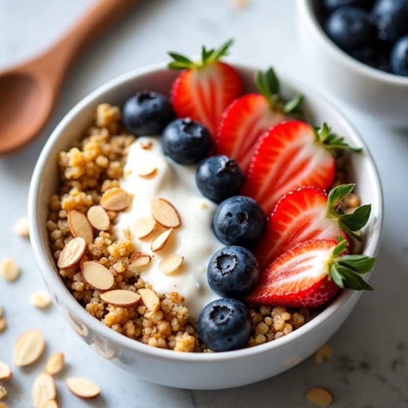 Greek Yogurt Power Bowl with Maple-Cinnamon Quinoa