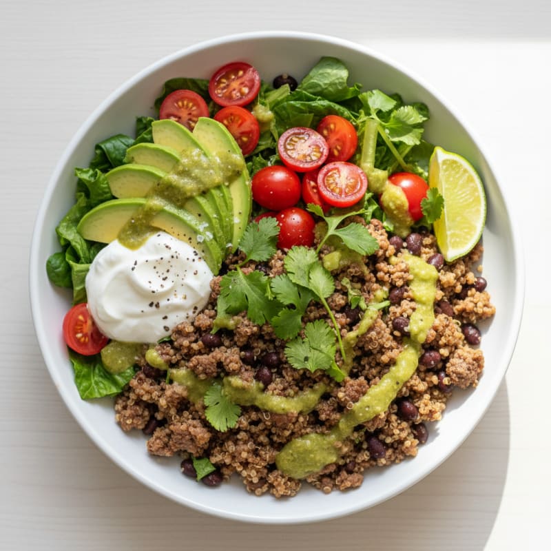 Beef and Quinoa Power Bowl