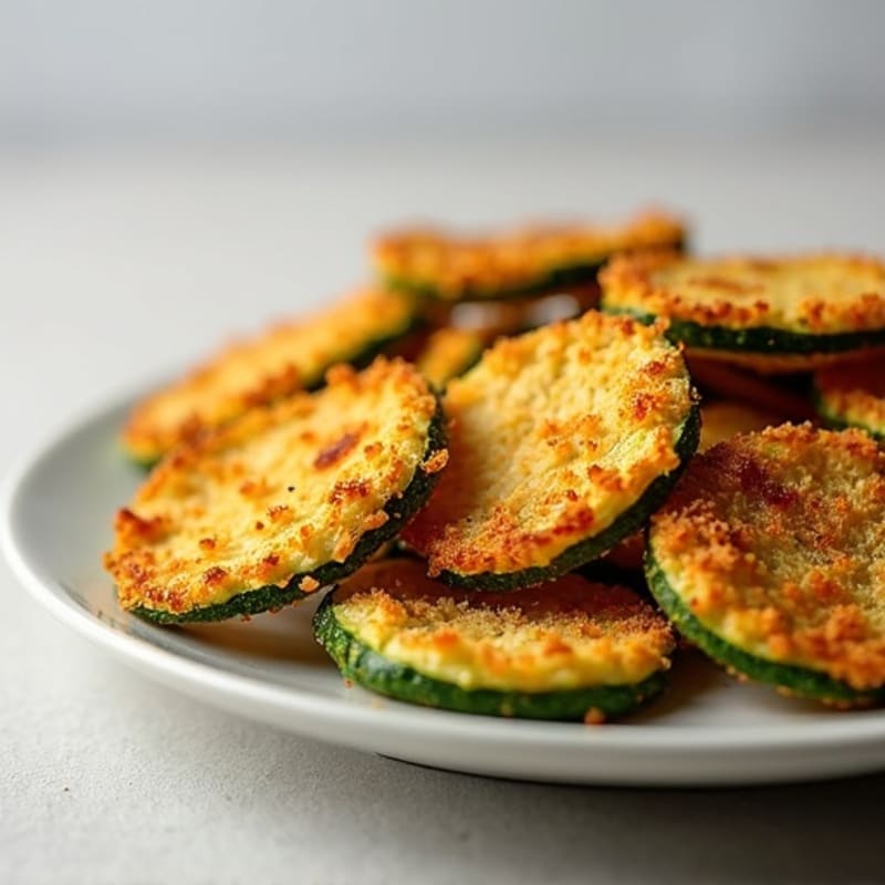 Crispy Parmesan Zucchini Chips