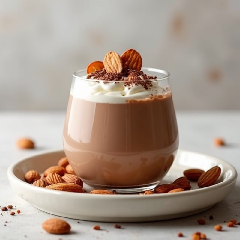 Greek Yogurt Protein Mousse with Chocolate Protein Powder