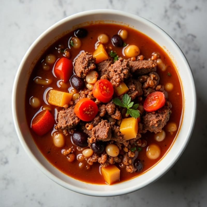 Hearty Lean Beef and Bean Chili