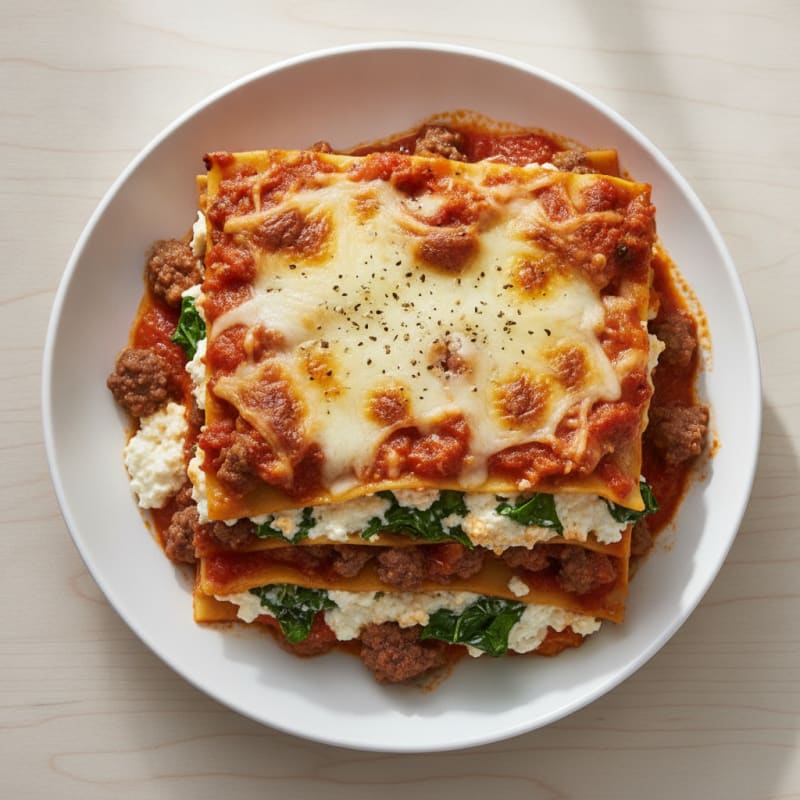 Classic Beef and Ricotta Lasagna Bake