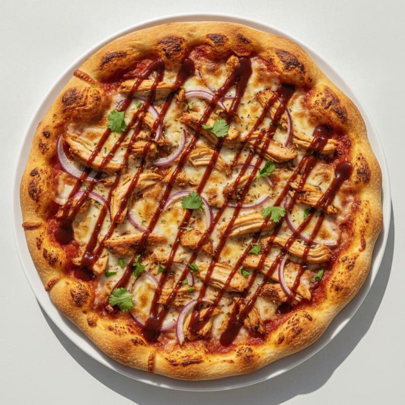 High-Protein BBQ Chicken Pizza