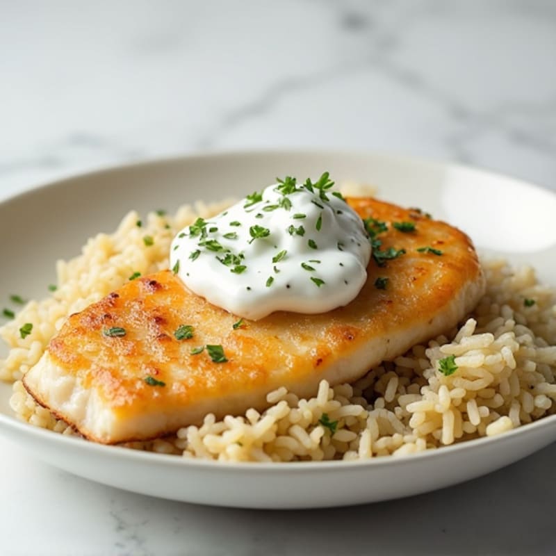 Pan-Seared Tilapia with Jasmine Rice
