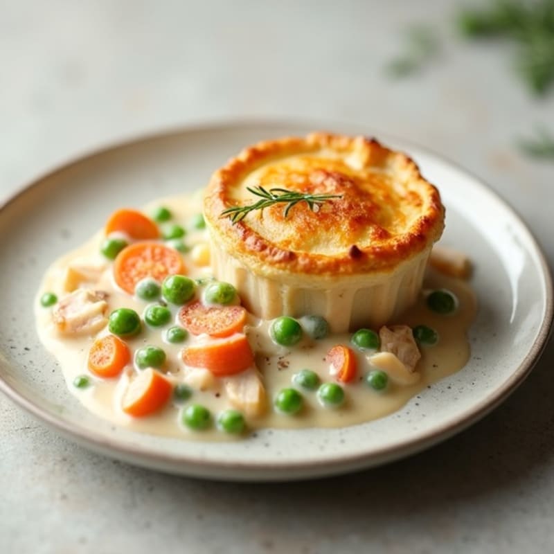 Creamy Chicken and Vegetable Pot Pie