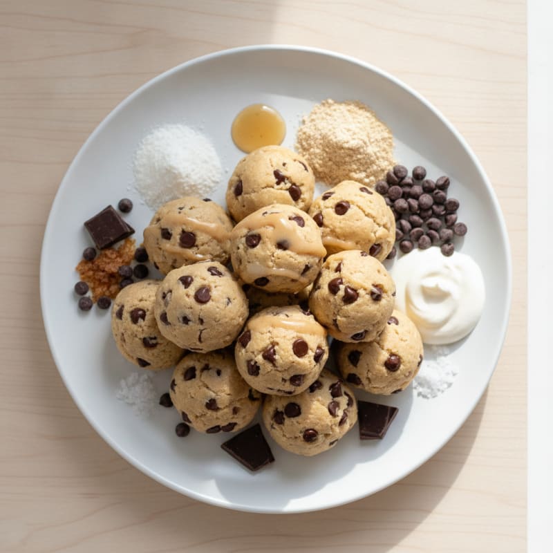 No-Bake Chocolate Chip Protein Bites