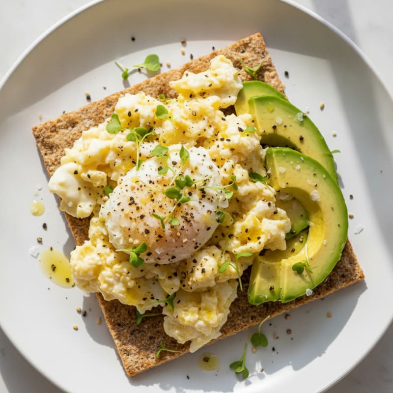 Wasa Crispbread with Avocado and Egg