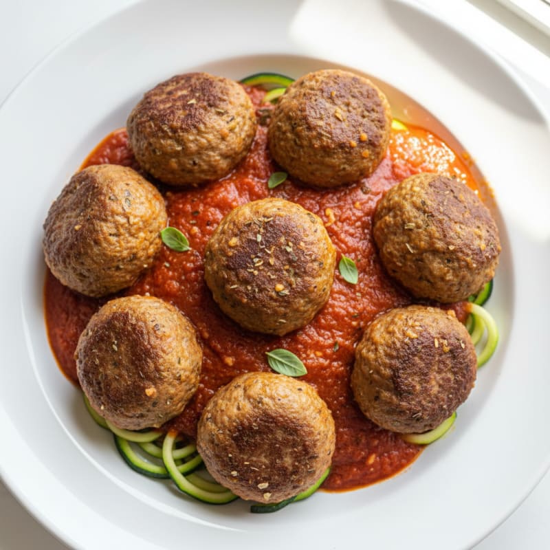 Classic Beef Meatballs in Marinara