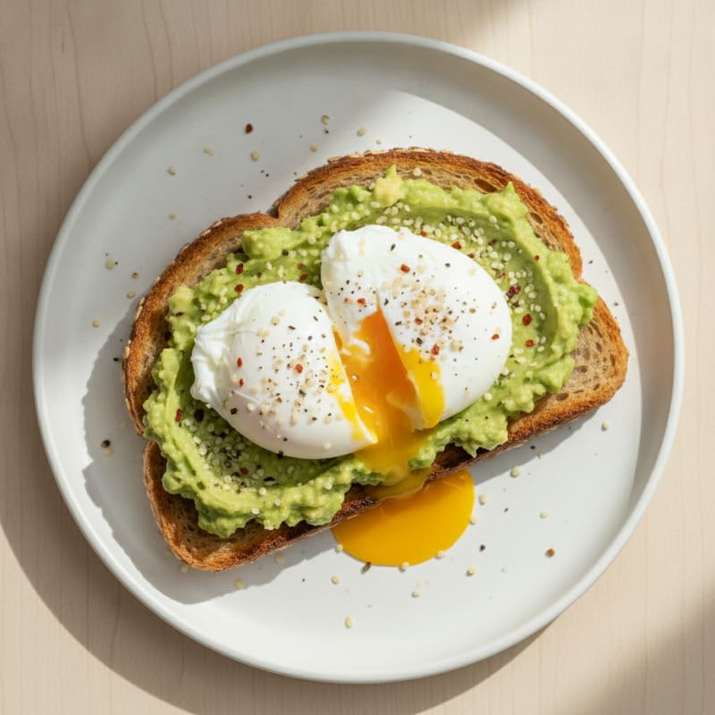 Avocado Toast with Poached Egg
