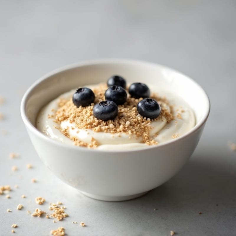 Silky High-Protein Vanilla Yogurt Bowl with Rice Protein Powder