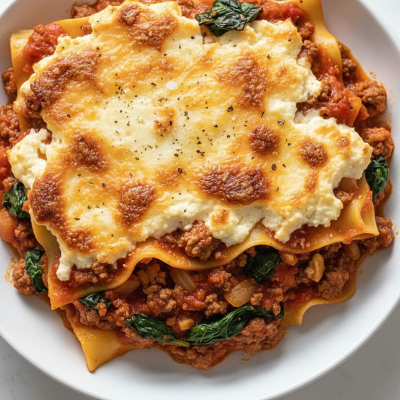 Classic Beef and Ricotta Lasagna Bake