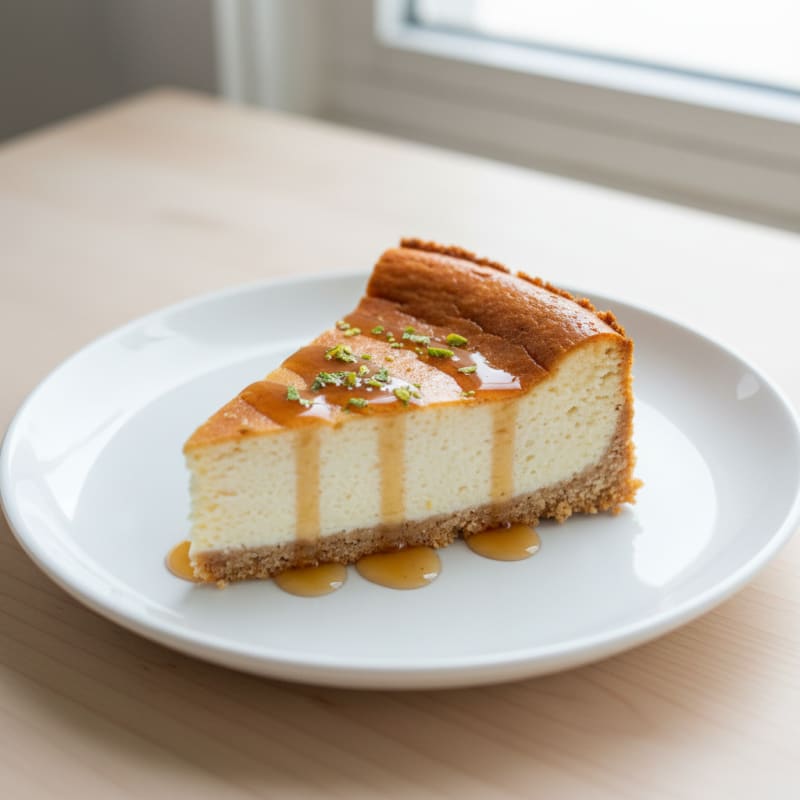 Creamy Greek Yogurt Protein Cheesecake