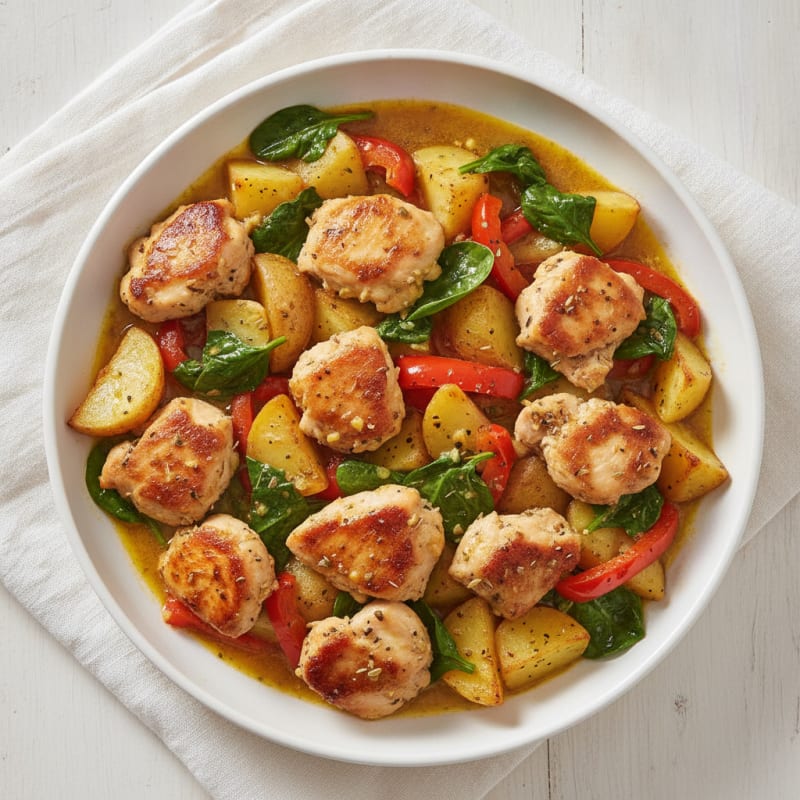 One-Pot Lemon Herb Chicken and Potatoes