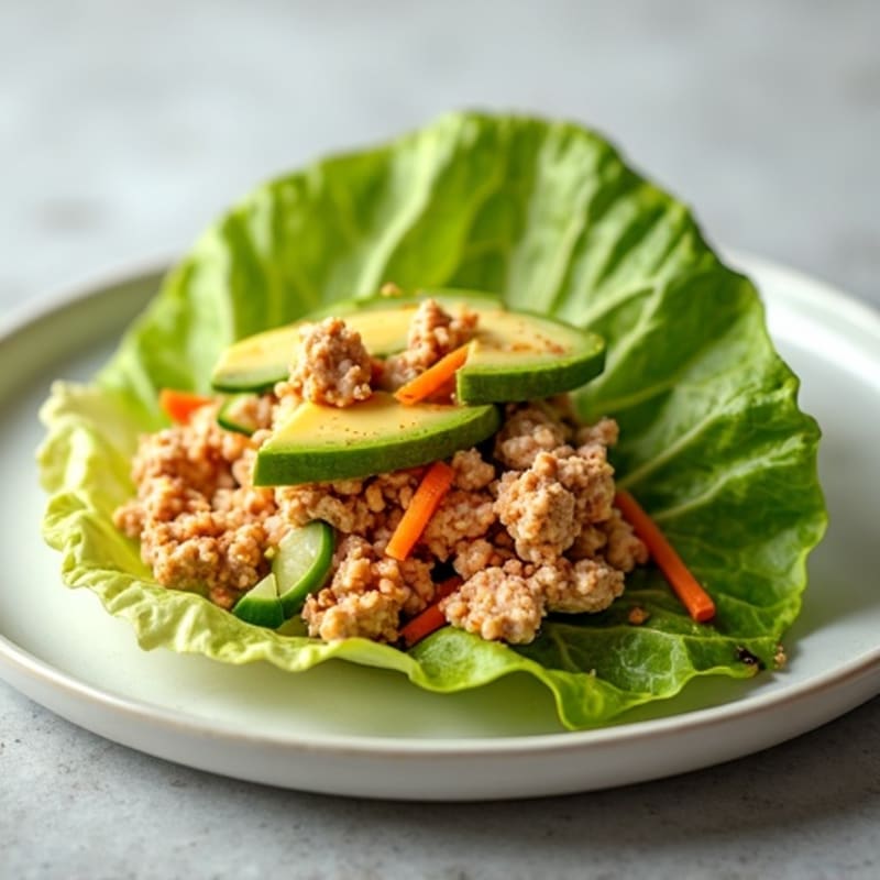 Spicy Sriracha Tuna Lettuce Wrap