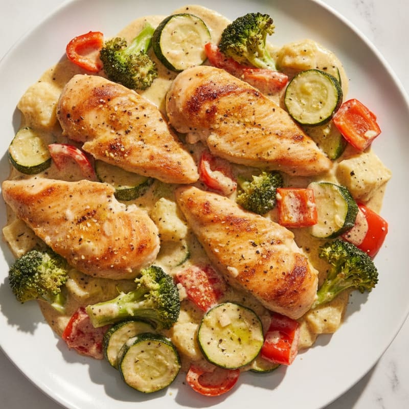 Baked Chicken and Vegetable Casserole