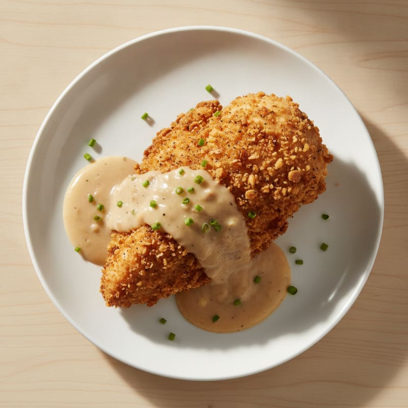 Buttermilk Fried Chicken with Creamy Gravy