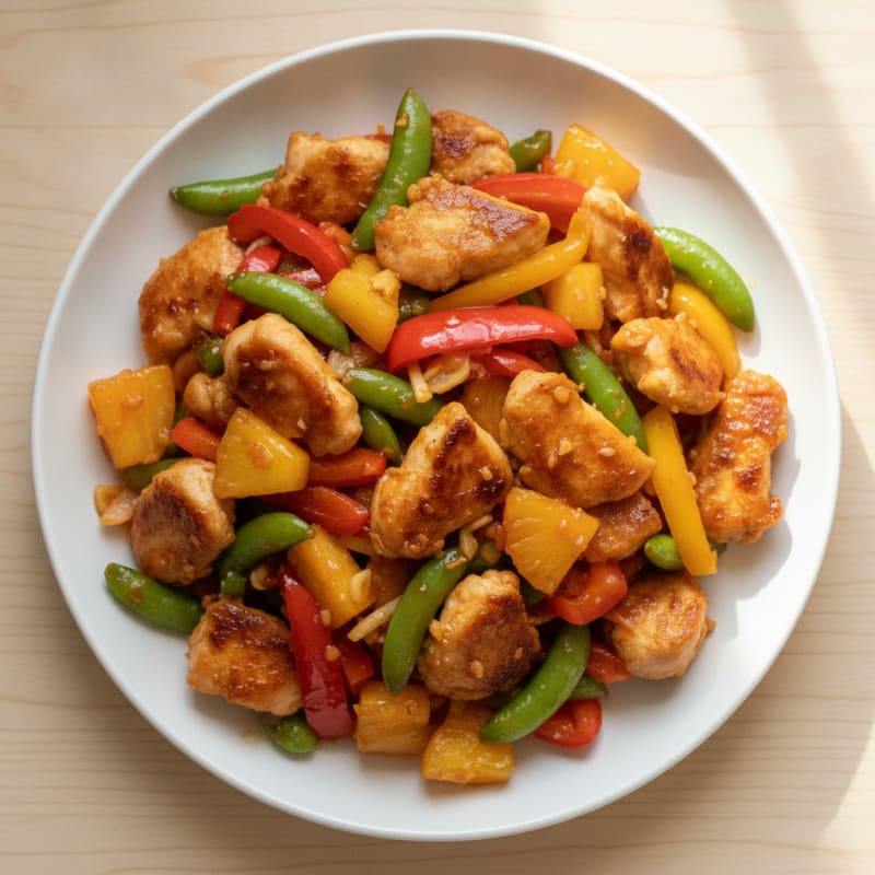 Sweet and Sour Chicken Stir-Fry