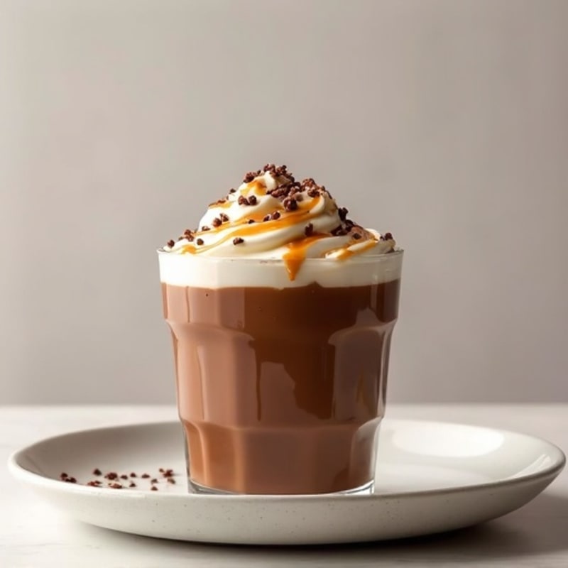 Silky Chocolate Protein Pudding with Almond Butter Swirl