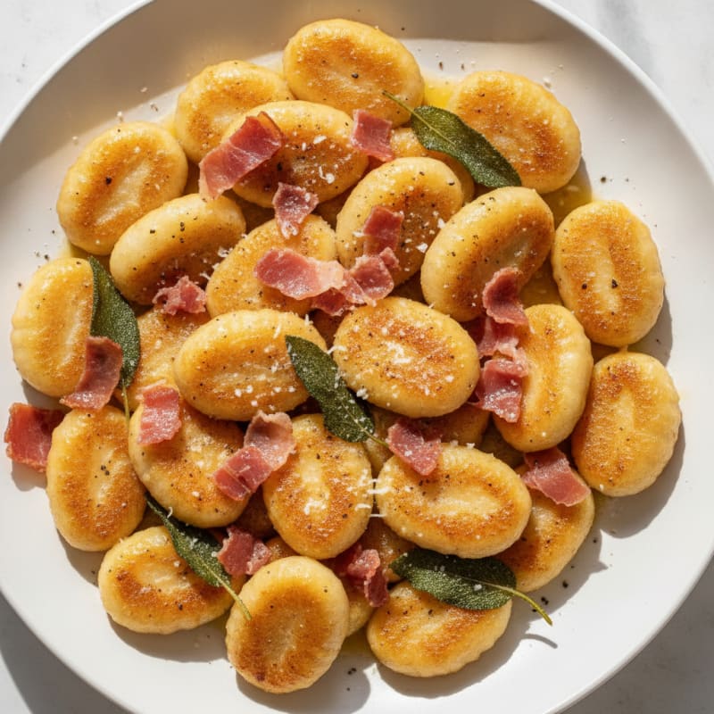 Ricotta Gnocchi with Sage Butter Sauce