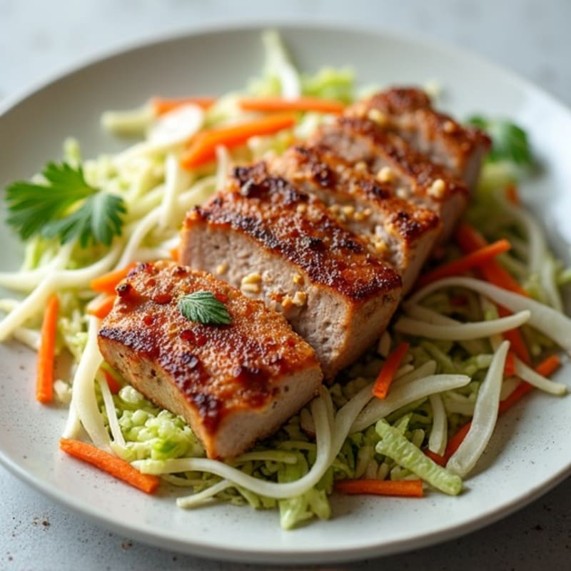 Crispy Slow-Cooked Pork with Fresh Cabbage Slaw