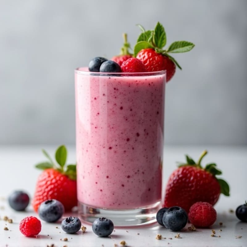 Creamy Berry Protein Smoothie