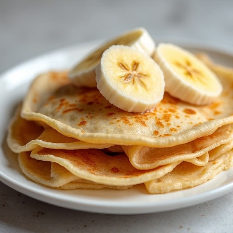 Protein-Packed Almond Butter Banana Crepes