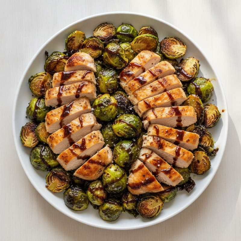 Balsamic Glazed Brussels Sprouts