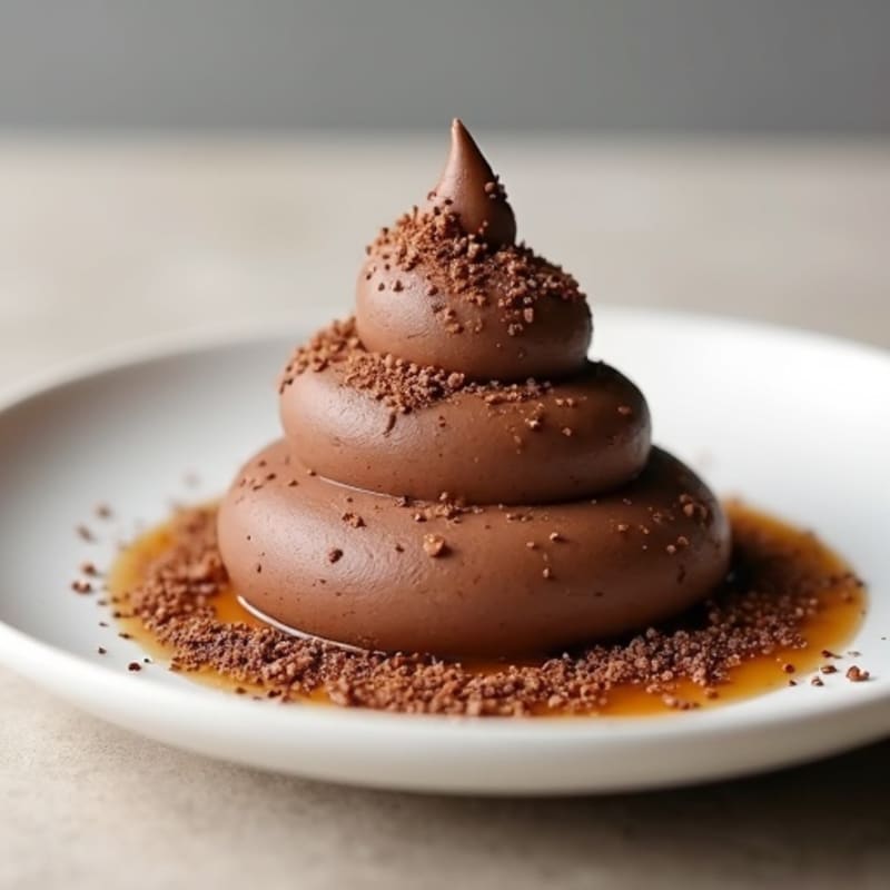 Silky Chocolate Protein Mousse with Almond Butter Swirl
