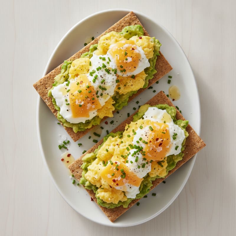 Egg and Avocado Wasa Toast
